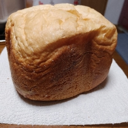 初めてHBで食パンを作りました！とても上手に美味しく出来ました。これからも何度も作らせて頂きます！分量を２倍にしたら２斤の分量で大丈夫でしょうか？